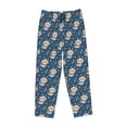 thumbnail image 4 of Sigee Astronaut Corgi Dog Print Women's Soft Pajama Pants - Breathable and Comfortable Lounge Sleep Bottoms with Elastic Waistband and Pockets-Small, 4 of 9