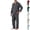 Gray, variant on HAJWOH Mens Pajama Set, Soft Long Sleeve Pajamas Lightweight Button Up Sleepwear Lounge Pjs Set