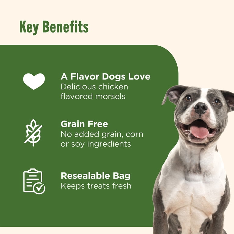 Nutrish Savory Roasters Chicken Recipe Premium Dog Treats, 5 oz