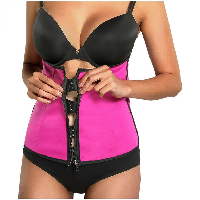 EQWLJWE Shapewear for Women Tummy Control Buckle Zipper Sweating Fitness Belt for Sport Body Contouring Waist Reduction Deals Clrarance