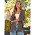 thumbnail image 3 of Women's Cardigan, New Cardigan Large Button Fashion Top, 3 of 5