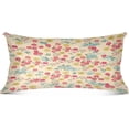 thumbnail image 2 of Coolnut Cute Colorful Flowers Body Pillow Cover with Zipper 21x54 in Soft Velvet Body Pillow Case Long Pillowcase for Adults240 Home Decor Gifts, 2 of 6
