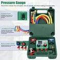thumbnail image 2 of TFixol Professional Automotive AC Refrigerant Pressure Gauge Set for HVAC Maintenance, Freezer Inspection, and Car AC Repair (Set A) DY523 - Battery Not Included, 2 of 6