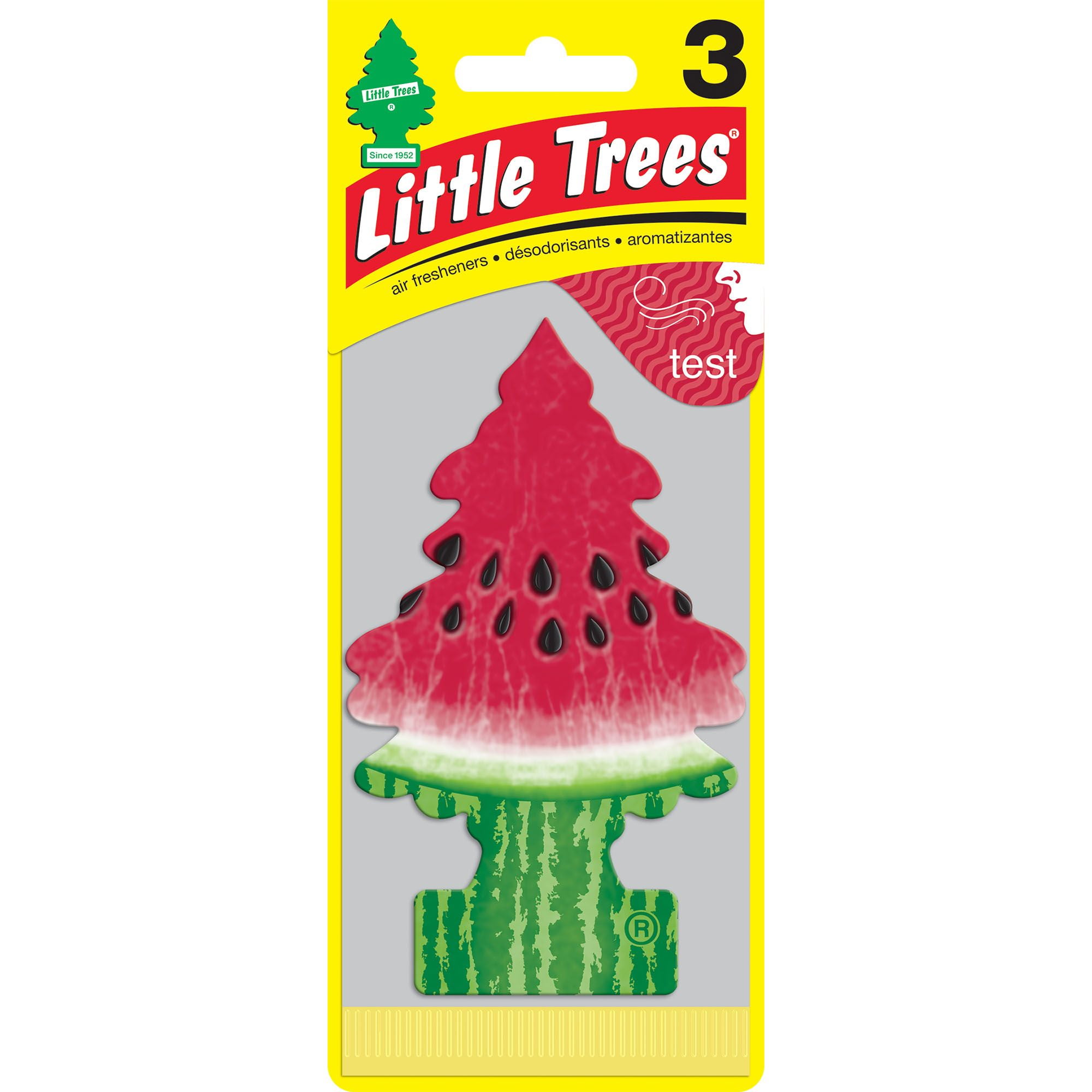 Little Trees Air Freshener Watermelon Fragrance 3 Pack Walmart
