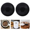thumbnail image 3 of 4 Pcs sous-Verres en Silicone Pratiques, Durables, pour Boissons, Ronds, 3 of 8