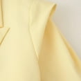 thumbnail image 3 of XPMWRP Women's Blazers Business Dressy Evening Party Coats Long Sleeve Open Front Lapel Suit Jackets Work Blazer with Pockets Yellow M, 3 of 7