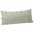 thumbnail image 2 of Green Waves Stripes Body Pillow Covers 20"x54", Vintage Minimalist Lines Texture Soft Brushed Microfiber Breathable Throw Pillow Covers, Pillowcase with Zipper for Couch Sofa Bedroom Living Room, 2 of 9