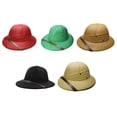 thumbnail image 4 of Jumpingount Sombrero Protección solar Gorra ancha Ropa transpirable Accesorios Sombreros Verano Primavera Niño Chico Escuela Compras al aire Type4 NO4, 4 of 6