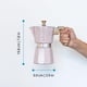 thumbnail image 5 of Cafetera espresso GROSCHE Milano para moka, 6 tazas, color rosa, 5 of 9
