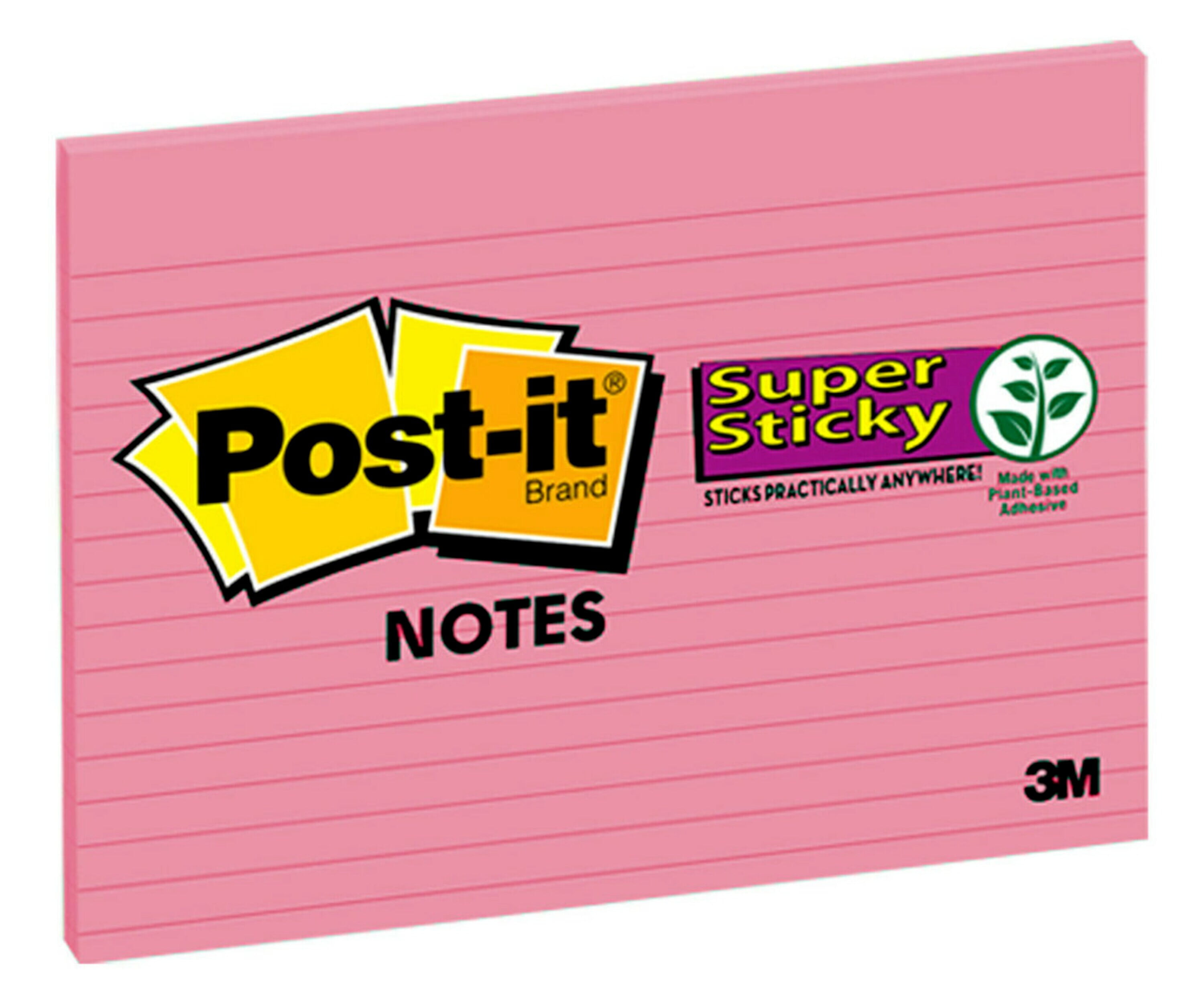 Super Sticky Notes, 6x8 In., PK4