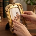 thumbnail image 4 of Gold Vintage Wall Mirror Ornate Gold Picture Frame Vertical Wall Decor for Living Room Bedroom Entryway Office Home Accent, 4 of 6