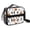 Basketball and Wow, variant on Basketball and Jersey Gray Pattern Insulated Lunch Bag with Shoulder Strap and Bottle Holder,Bento School Lunch Bag Box,11x9.5x3.5 Inches