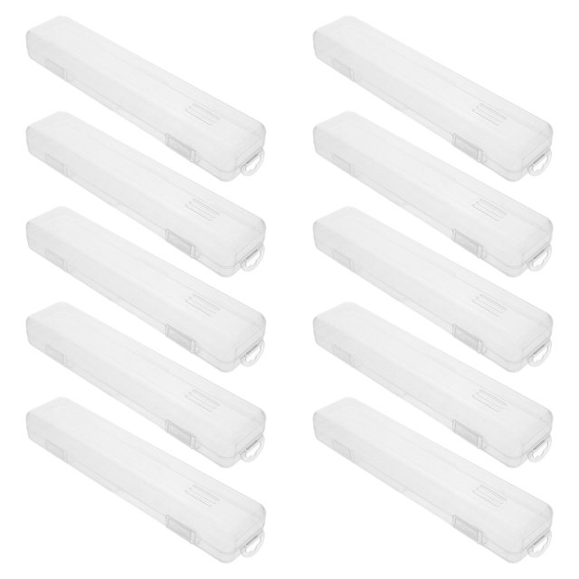 unbranded 10Ud Caja Transparente Para De Y Pasta Con Portátil Para Uso Diario