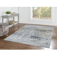 thumbnail image 5 of Linon Elixir Area Rug Collection, Gray and Turquoise, 2' x 3', 5 of 6
