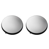 NICEXMAS 2Pcs Sink Sealing Plugs Stainless Steel Round Sink Cover for Kitchen Hotel Household Users