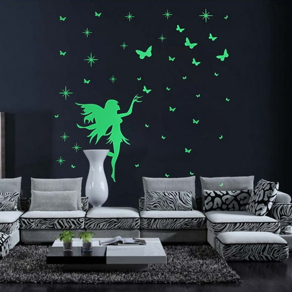 Girl Luminous Kids Removable Vinyl Wall Sticker