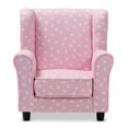 thumbnail image 2 of Baxton Studio Fauteuil Rembourré Rose et Blanc pour Enfants, 2 of 8