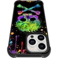 thumbnail image 5 of Graffiti Skull Designed for iPhone 14 Pro Max Case [Military Grade Anti-Drop] Hard PC Back Soft Bumper Cover Non-Slip Scratchproof Shockproof Slim Protective Case for iPhone 14 Pro Max 5G, 5 of 12