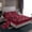 Black Red, variant on Manfei bohemian Flowers Twin Sheet Sets,Victorian Baroque Damask Twin Fitted Sheet,Blue White Flat Sheet For Girls Kids,Luxury Bedroom Decor,3-Piece