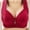 Wine, variant on TAGOLD Womens Plus Size Summer Sports Bra,Women Seamless Sports Bra Wirefree Yoga Bra With Removable Pads