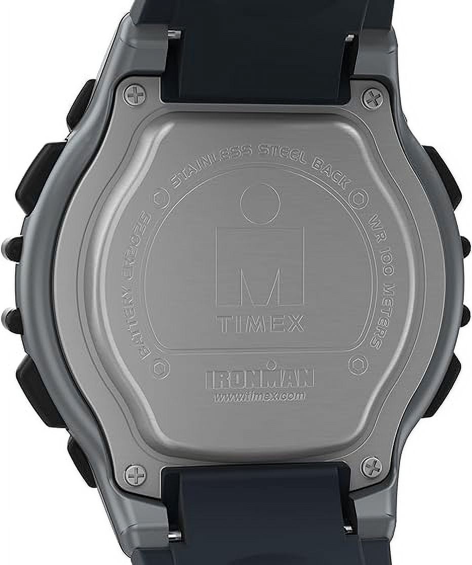 Timex Men's Ironman Classic 10 44mm Watch - Gray Strap Digital Dial Gray Case