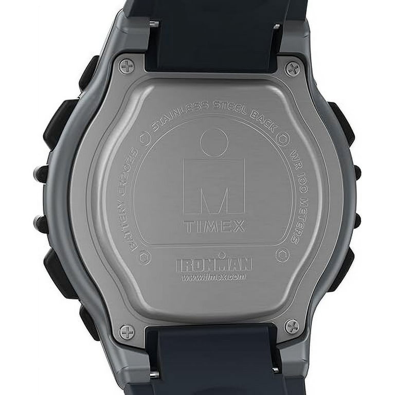 TIMEX IRONMAN デジタル腕時計 グレー Timex Men's Ironman Classic 10 44mm Watch - Gray Strap Digital