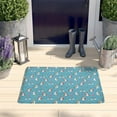 thumbnail image 2 of Unicorn Rainbow Heart Butterfly Crown Flannel Non Slip Door Rugs,Washable Door Mats Indoor,Decorative Door Mats,Dirt-Resistant and Absorbent Doormat for Entrance,Bedroom,Kitchen,Bathroom,23.5"x16", 2 of 5