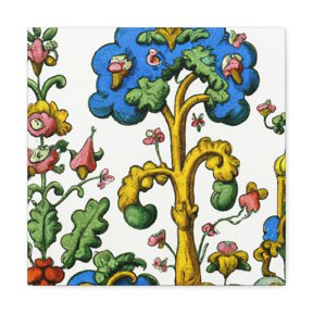 Wildflowers in Baroque. - Canvas