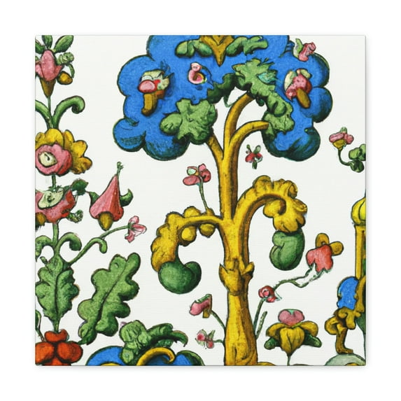 Wildflowers in Baroque. - Canvas