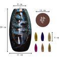 thumbnail image 3 of Backflow incense burner, incense waterfall ceramic aromatherapy, 3 of 5