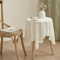 thumbnail image 4 of Tablecloth Rustic Wildflower and Sunflower Lace Pattern for Home Decoration, 4 of 8