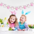 thumbnail image 4 of Creatine Easter 8.2ft Easter Bunny Banner Easter Banner For Mantle Fireplace Room Hanging, 4 of 6