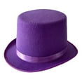 thumbnail image 6 of WINDLAND Stage Performances Flat Top Hat HippiesCap Fedoras Hat DanceParty Hat Headwear, 6 of 13