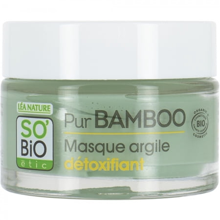 SO BiO Pur Bamboo Masque Argile Detoxifiant