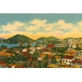 thumbnail image 2 of Paul, Alan 24x17 White Modern Wood Framed Museum Art Print Titled - St Thomas, 2 of 4