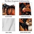 thumbnail image 4 of luoweisi Men's Beach Shorts Quick Dry Swim Trunks with Mesh Lining Squirrel S, 4 of 5