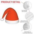 thumbnail image 4 of Salouo Orange for Christmas Hat for Kids Xmas Holiday Hat Santa Hat for Boys & Girls Festive Headwear Accessories Fit for Christmas/ New Year/Holiday/Party, 4 of 6