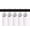 Black, variant on Utopia Alley Shower Hooks - Shower Curtain Rings for Bathroom - Rust Resistant Shower Curtain Hooks for Shower Curtain or Liner - Shower Curtain Rings with Crystal Design - Set of 12, Brushed Nickel