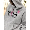 thumbnail image 2 of Tstars Women’s Breast Cancer Awareness Hoodie – Spread the Hope Pink Ribbon Cancer Support Apparel for Women, 2 of 6