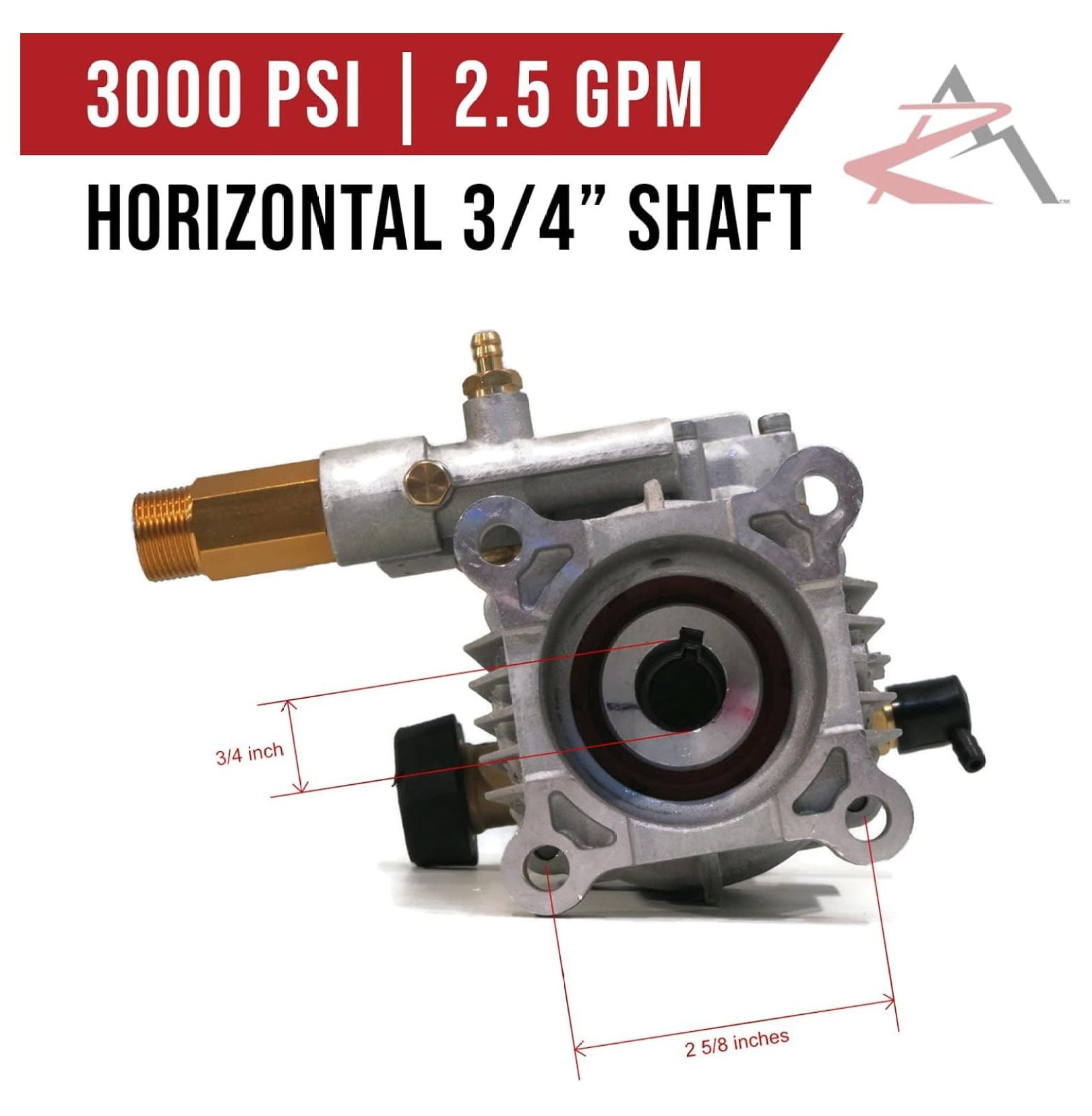 New 3000 psi Power Pressure Washer Water Pump Troy-Bilt 20209 020209 020209-0