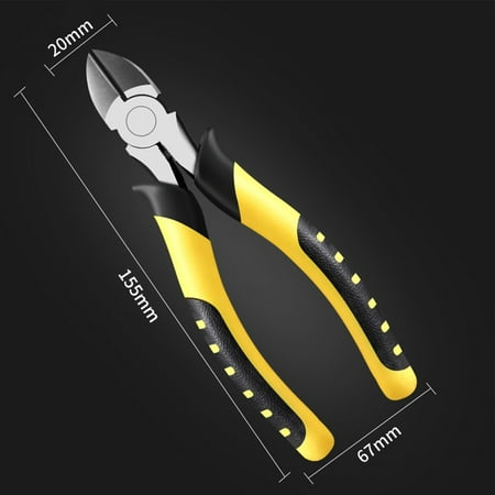 

CPAN 6inch Long Needle Nose Plier High Steel Soft Grip Wire Cutter Electrician