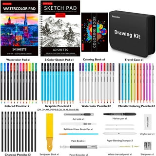 Soucolor Art Supplies, 283 Pieces Drawing Set Art Kits with