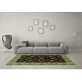 thumbnail image 3 of Ahgly Company Indoor Square Abstract Light Blue Modern Area Rugs, 6' Square, 3 of 4