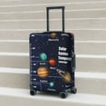 thumbnail image 2 of Lsque Solar System Temperatures Diagram Printed Luggage Cover, Travel Luggage Protector,Scratch and Dirt Resistant, Fits 18-32 Inch Luggage - X-Large, 2 of 9