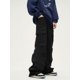 thumbnail image 1 of Pantalones cargo para mujer, moda japonesa, holgados, largos, con bolsillos, lisos, para tiempo libre, ropa de calle, combinables, cintura alta, primavera 2023, 1 of 6