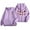 Purple, variant on Women's Christmas Print Zippered Long Sleeve Hoodie with Pocket and Drawstring for Casual Athletic Wear