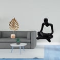 thumbnail image 2 of Estatua De Pensador Abstracto En Forma De Hoja De Metal Creativa Nórdica, Escultura Decorativa Para Mesa, Fiesta Y Sala De Estar, Decoración Del Hogar., 2 of 8