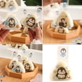 thumbnail image 2 of Japanese Triangle Rice Ball Packaging Bag Cartoon Penguin Seaweed Sushi Diy Mold Bag Food Grade Microwave Heating, 2 of 7