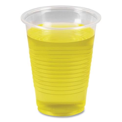 Boardwalk Translucent Plastic Cold Cups, 7 oz, Polypropylene, 100/Pack, Each