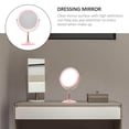 thumbnail image 4 of MasteelfCA Miroir Rond Style Européen Miroir de Bureau Miroir Double Face, 4 of 8